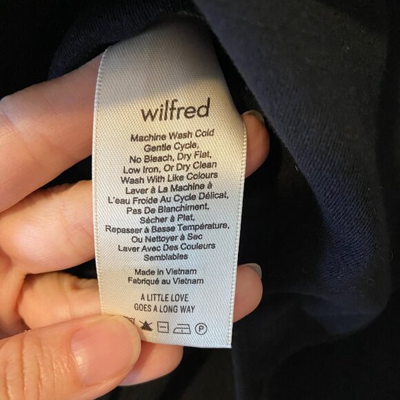 Wilfred/Aritzia Daphnee Dress in Black - Picture 12 of 13